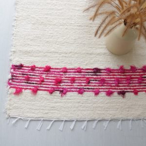 Petal Bliss Rug( cotton flatweave)