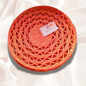 Handwoven Round Cutwork Table Mats